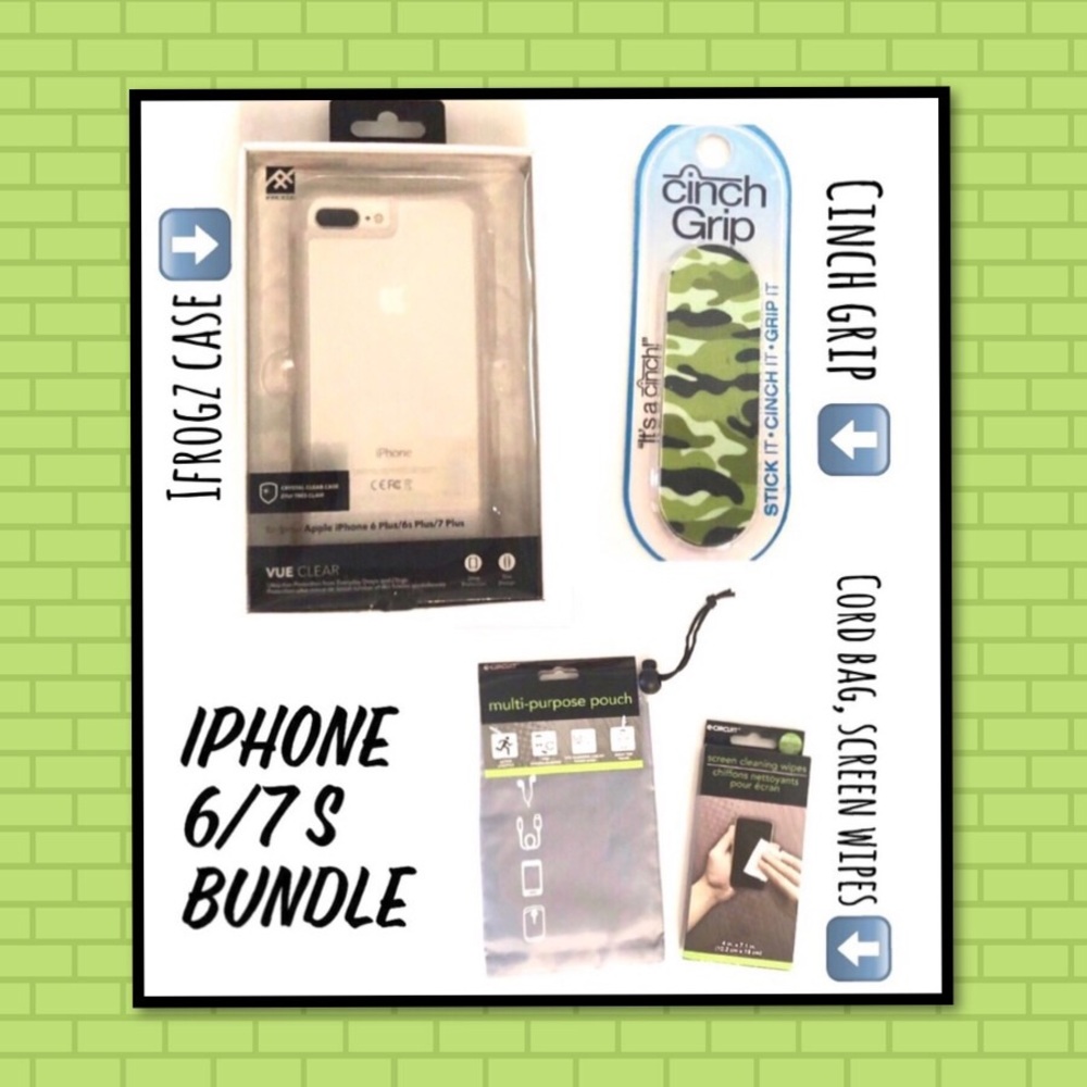All NEW IPhone 6/7 plus case BUNDLE!